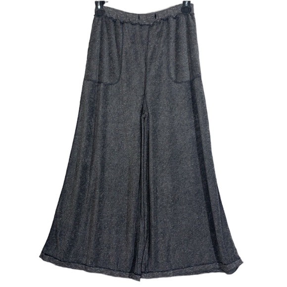 - Free People Grey Marled Make it Maxi Wide Leg Pants in Super soft - Picture 4 of 12